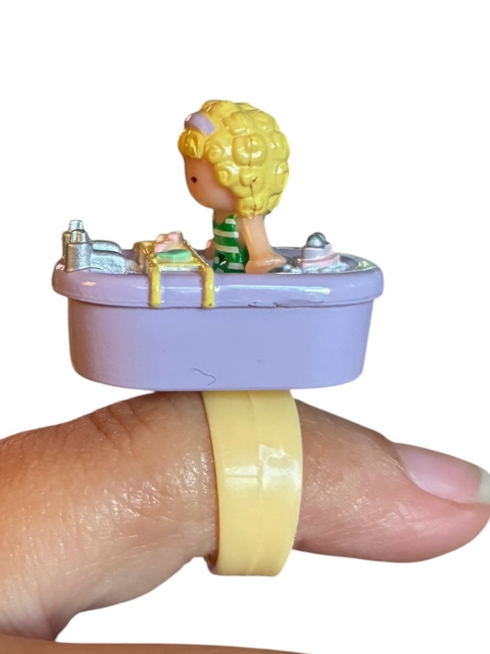 Vintage Polly Pocket 1991 Bath Time Fun by Bluebird Complete - Picture 5 of 13